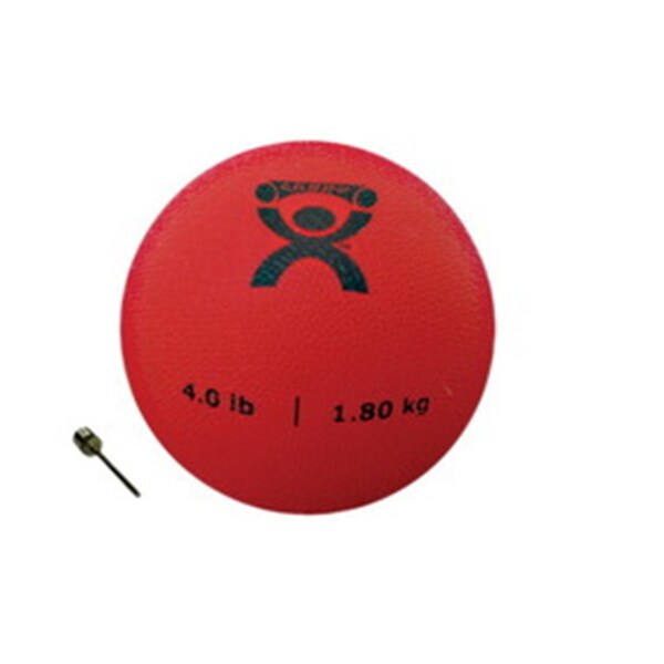 Fabrication Enterprises Cando PT Soft Medicine Ball, 4 lbs Rebounder Ball, Red FA129095 - main